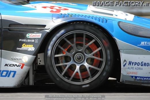 2007-06-24 Monza 449 Aston Martin DB9 - FIA GT Championship